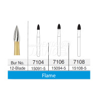Flame Trimming Composite Finishing Bur