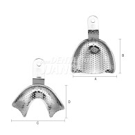 Edentulous Tray Set (Nickel-Plated) #TBEZ8