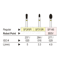 Diamond point FG (Superfine) #SF265R,SF313R,SF145