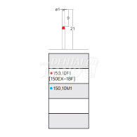 Diamond Bur, End-Cutting Only #150