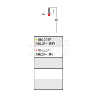 Diamond Bur, Chamfer (Taper) #194