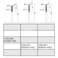 Diamond Bur, Safety/Gingival #255