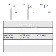 Diamond Bur, Double Inverted Cone #032