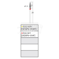 Diamond Bur, Finishing Bur #033