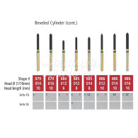 Alpen Diamond Burs #879, 884, 885, 886