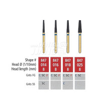 Alpen Diamond Burs #847-014-8-C (RS847C014FG)