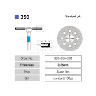 Diamond Disk #350-524-220 (양면)