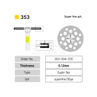 Diamond Disk #353-504-220 (양면)