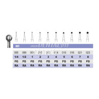 Carbide bur FG #1/4,1/2,1,2,3,4,5,6,7,8