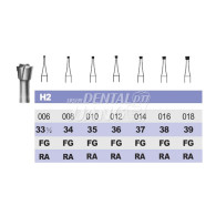 Carbide bur FG #33 1/2, 34,35,36,37,38,39