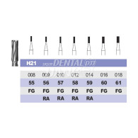 Carbide bur FG #55,56,57,58,59,60,61