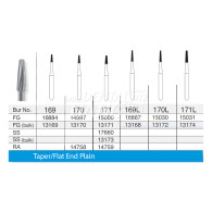 Carbide bur FG #169,170,171,169L,170L,171L