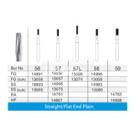 Carbide bur FG #56,57,57L,58,59