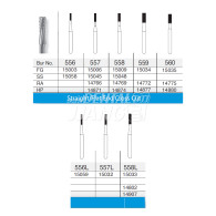 Carbide bur FG #556,557,558,559,560,556L,557L,558L