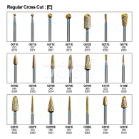 Euro carbide goldies denture bur [E]