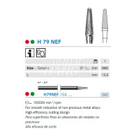 Denture Bur HP #H79NEF-040