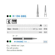 Denture Bur HP #H136GSQ-016