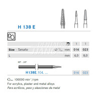 Denture Bur HP #H138E