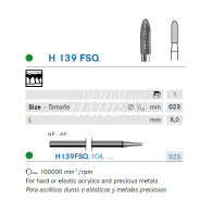 Denture Bur HP #H139FSQ-023