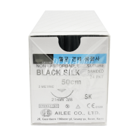 Black Silk 2-0 각침,원침