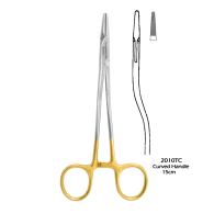 Curved Handle Needle Holders #2010TC