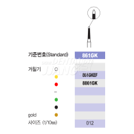 FG #861GK (Round end & Needle & Flame)