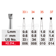 Tungster Carbide Bur FG #H2