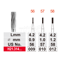 Tungster Carbide Bur FG #H21