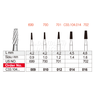 Tungster Carbide Bur HP #C33