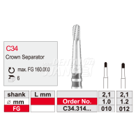 Crown Separator Bur FG #C34