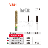 Diacut Bur FG #V881