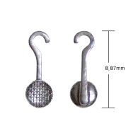 Lingual Button (Mesh) with Hook