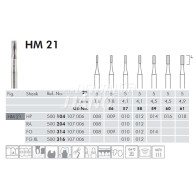 Tungsten Carbide Burs FG #HM21