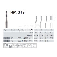 Tungsten Carbide Burs FG #HM31S