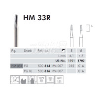 Tungsten Carbide Burs FG #HM33R