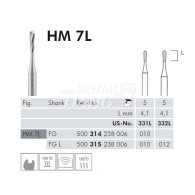 Tungsten Carbide Burs FG L #HM7L