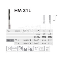 Tungsten Carbide Burs FG L #HM31L