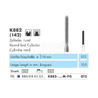 Z-Cut (Zirconia Diamond Point FG) #K882-012-M