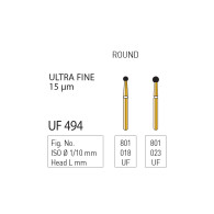 Gold Diamond Burs (Ultra Fine) #801