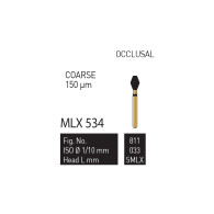 Gold Diamond Burs (Coarse) #811-033-5MLX