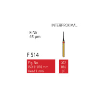 Gold Diamond Burs (Fine) #392-016-8F