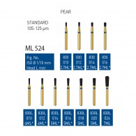 Gold Diamond Burs (Standard) #830, 830L