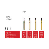 Gold Diamond Burs (Fine) #830, 830L