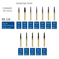 Gold Diamond Burs (Standard) #856, 856N