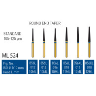 Gold Diamond Burs (Standard) #856L, 856XL