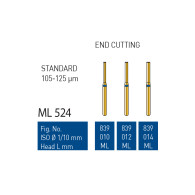 Gold Diamond Burs (Standard) #839