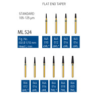 Gold Diamond Burs (Standard) #845, 846