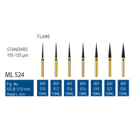 Gold Diamond Burs (Standard) #859