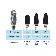 Denture Bur (Supercoarse Cross Cut) #072XCE, 251XCE, 351XCE