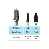 Denture Bur (Coarse St Blade Crosscut) #079QSCN, L251QSCN